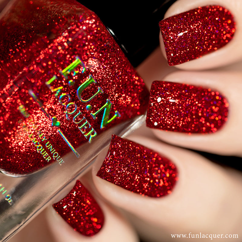 [Preorder, Ships Early Nov] F.U.N Lacquer - Ruby's Shoe Nail Polish