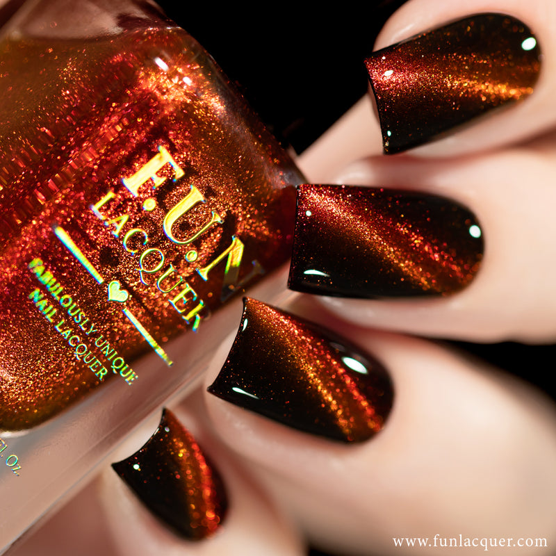 [Preorder, Ships Early Nov] F.U.N Lacquer - Strontium Nail Polish (Magnetic)