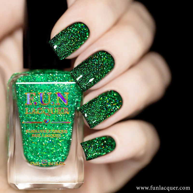 F.U.N Lacquer - Where's My Money? Nail Polish (Flash Reflective)