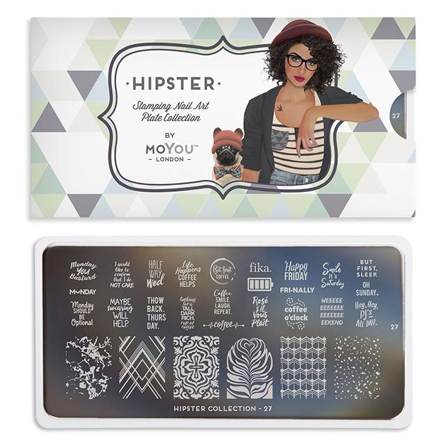 MoYou-London - Hipster 27 Stamping Plate