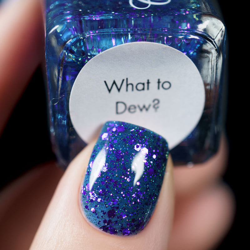 [Preorder, Ships Early/Mid December] Cadillacquer - What to Dew? Nail Polish (Flash Reflective) - Store Exclusive