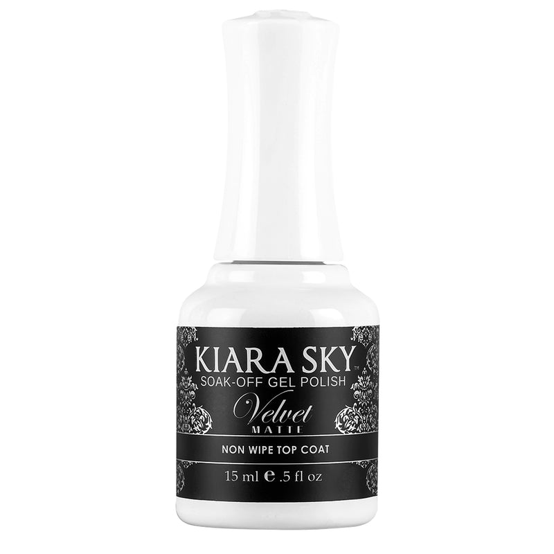 Kiara Sky - Velvet Matte Top Coat Gel Polish