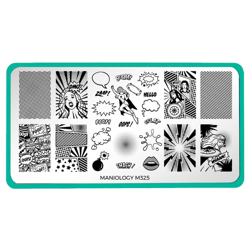 Maniology - M325 Comic Book Stamping Plate