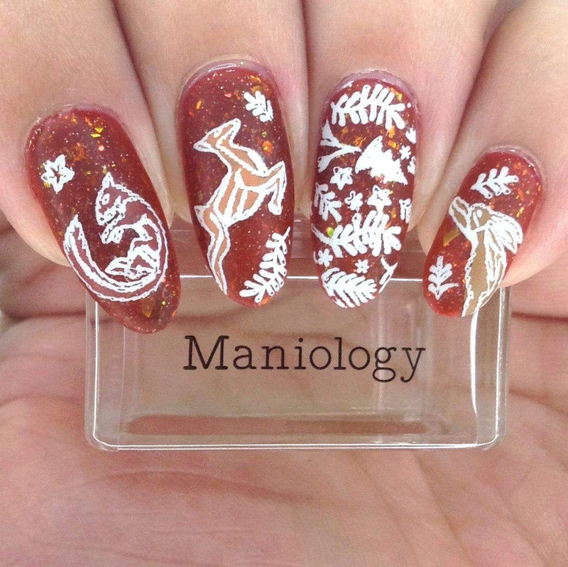 Maniology - M269 Cottage Textiles Stamping Plate