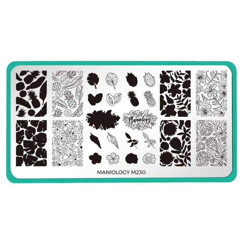 Maniology - M230 Island Breeze Stamping Plate