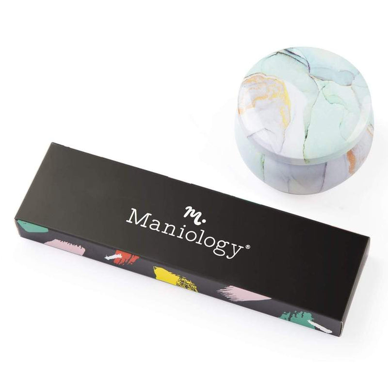 Maniology - Magnetic Nail Tip Stand Holder & Storage Container - Marble