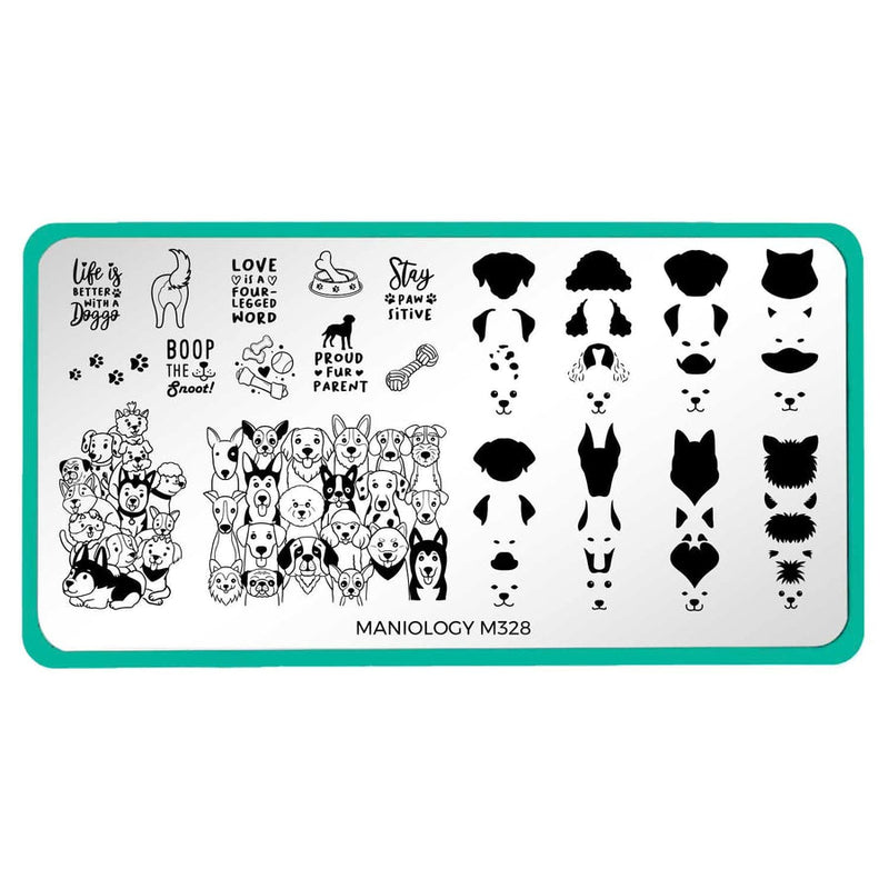 Maniology - M328 Paw-some Pets Stamping Plate