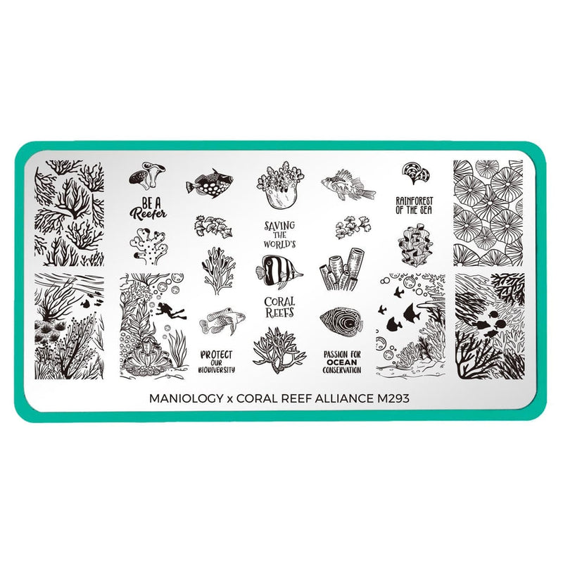 Maniology - Stamp For A Cause: M293 Coral Reef Alliance Stamping Plate