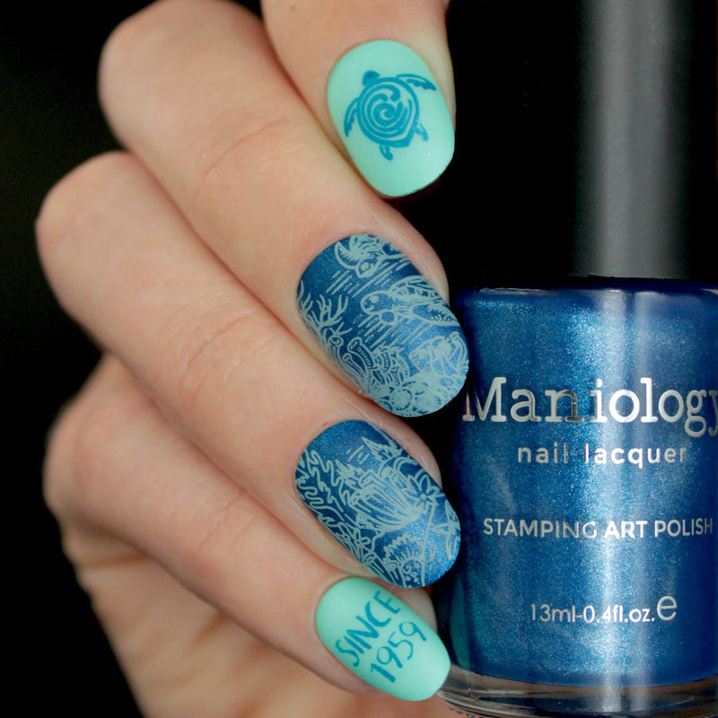 Maniology - Stamp For A Cause: Sea Turtle Conservancy Nail Stamping Bundle