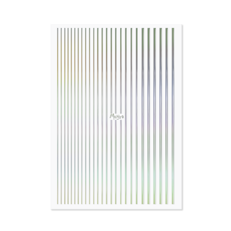 Moyra - Lines No. 06 Sticker Strips (Holographic)