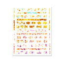 Moyra - Geometric Shapes No. 06 Nail Stickers (Orange)