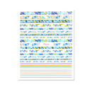 Moyra - Flowers No. 08 Nail Stickers (Blue)