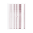 Moyra - Lines No. 03 Sticker Strips (Rose Gold)