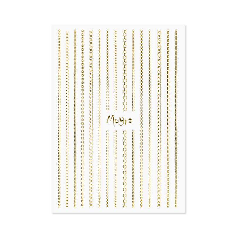 Moyra - Chain No. 01 Sticker Strips (Gold)