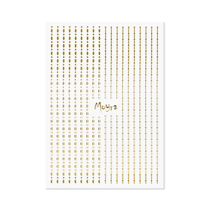 Moyra - Dots No. 01 Sticker Strips (Gold)