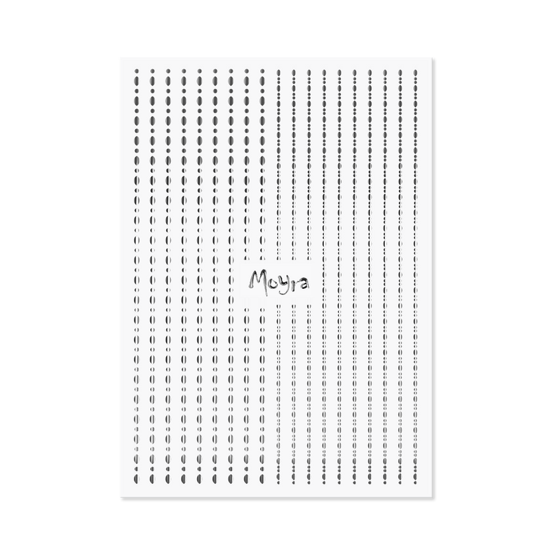 Moyra - Dots No. 02 Sticker Strips (Silver)