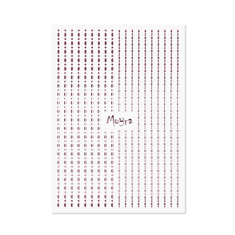 Moyra - Dots No. 03 Sticker Strips (Rose Gold)