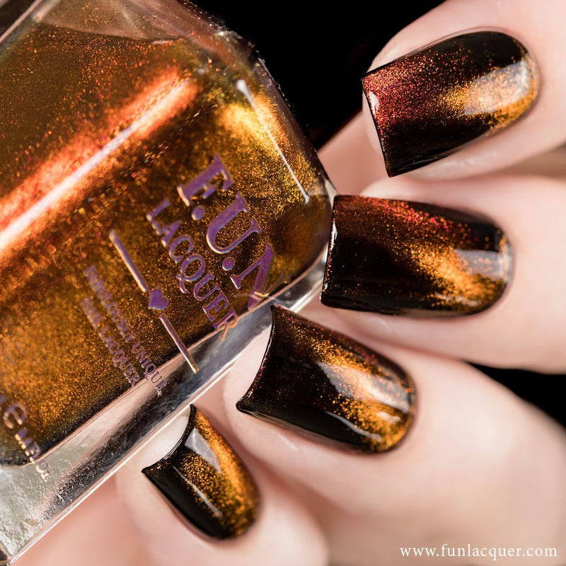 [Preorder, Ships Early Nov] F.U.N Lacquer - Wow! Nail Polish (Magnetic)