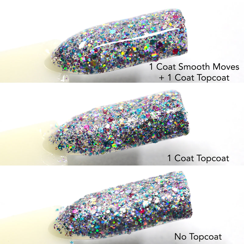 KBShimmer - Smooth Moves Glitter Smoothing Top Coat Nail Polish