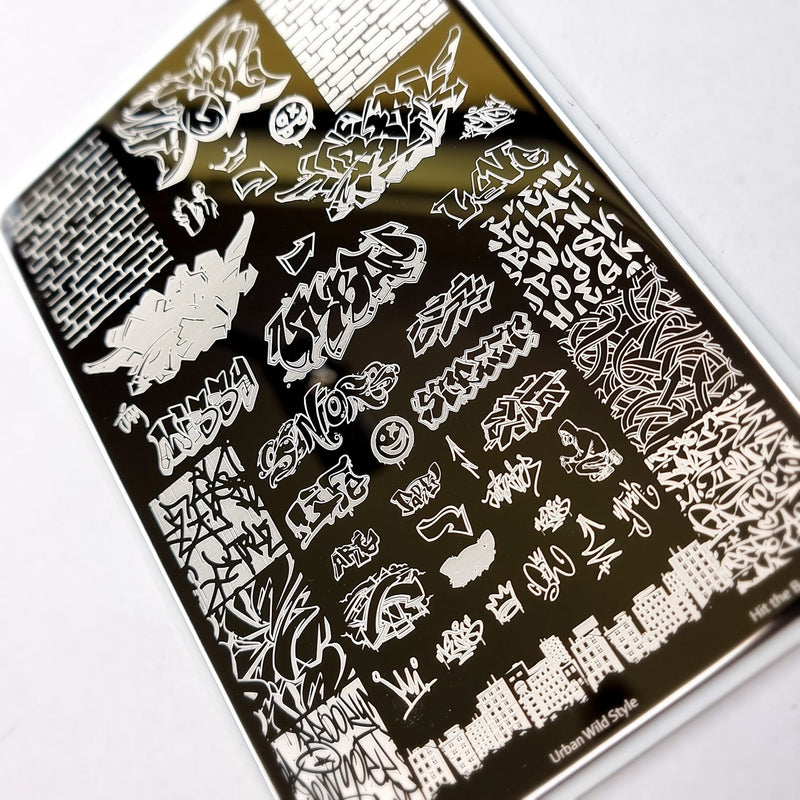 Hit The Bottle - Urban Wild Style Stamping Plate