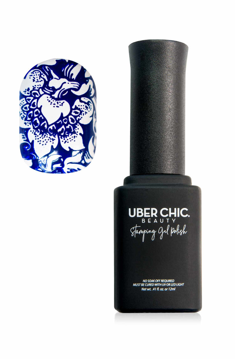 UberChic Beauty - Knot in the Navy Stamping Gel Polish