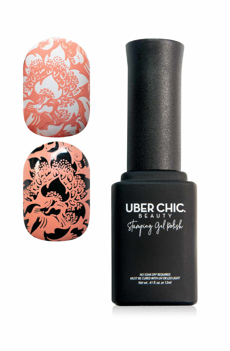 UberChic Beauty - Peach Bellini Stamping Gel Polish