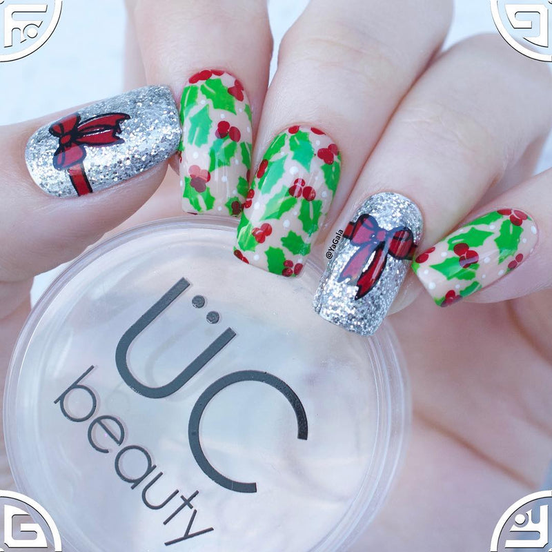 UberChic Beauty - Holly Jolly - Christmas 02 Stamping Plate