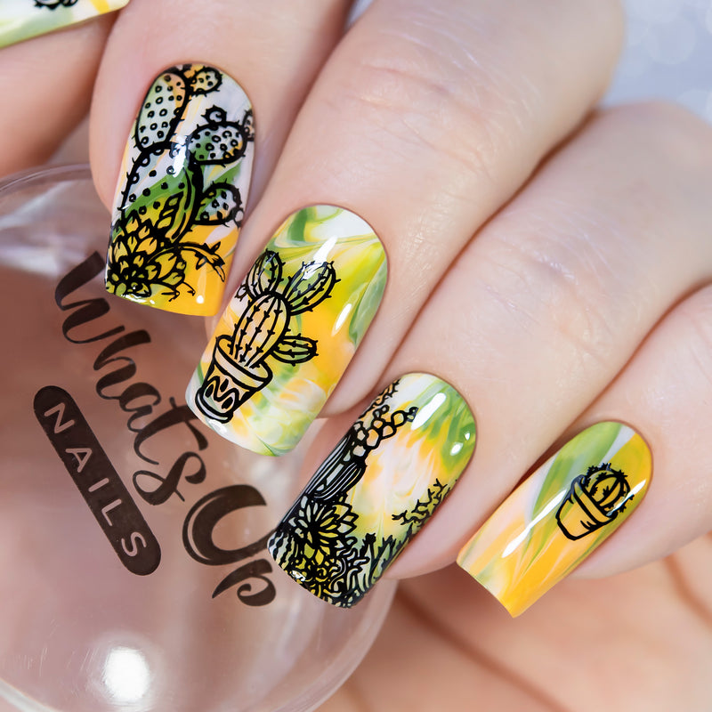 succulent nail design Whats Up Nails