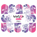 Whats Up Nails - P061 I Heart Paris Water Decals