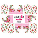 Whats Up Nails - P070 Blooming Love Water Decals
