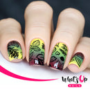 Whats Up Nails - A011 Leaves Are Fall-ing Stamping Plate