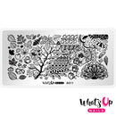 Whats Up Nails - A011 Leaves Are Fall-ing Stamping Plate