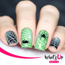 Whats Up Nails - A012 Happy Halloween Stamping Plate
