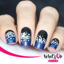 Whats Up Nails - A014 Holiday Snowfall Stamping Plate