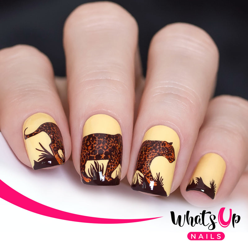 Whats Up Nails - A015 Amazonian Cuddlers Stamping Plate