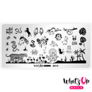 Whats Up Nails - A015 Amazonian Cuddlers Stamping Plate