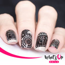 Whats Up Nails - A017 Tribal Feather Stamping Plate