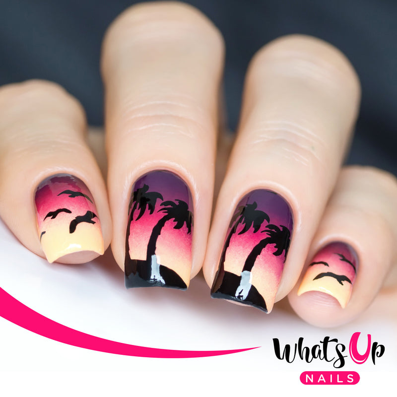 Whats Up Nails - A019 Beach Mode Stamping Plate