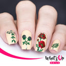 Whats Up Nails - A020 Floralize Your Texture Stamping Plate