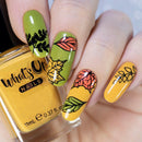 Whats Up Nails - A021 Leaf Pile Stamping Plate