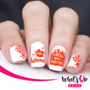 Whats Up Nails - A021 Leaf Pile Stamping Plate