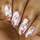 Whats Up Nails - A023 When in Love Stamping Plate