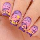 Whats Up Nails - A024 Backlit Scenery Stamping Plate