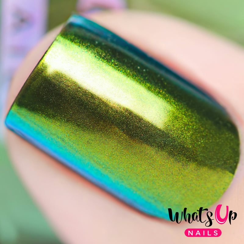 Absinthe Powder Whats Up Nails - Absinthe Chrome Powder
