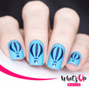 Whats Up Nails - Hot Air Balloon Stencils