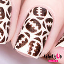 Whats Up Nails - American Football Stencils