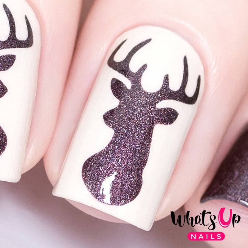 Whats Up Nails - Antler Stencils