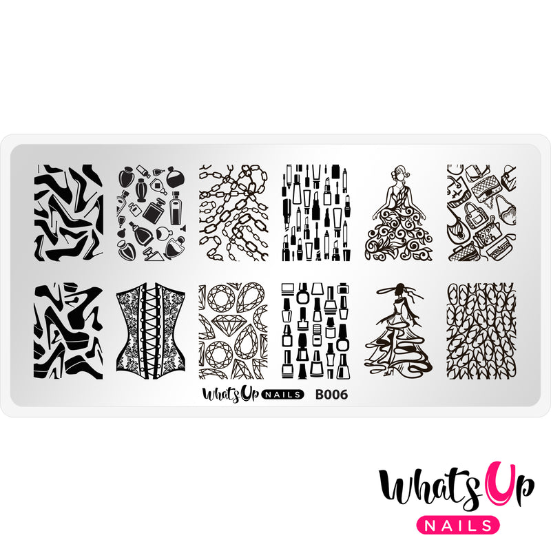 Whats Up Nails - B006 A Lá Mode Stamping Plate