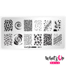 Whats Up Nails - B011 Intergalactic Encounters Stamping Plate