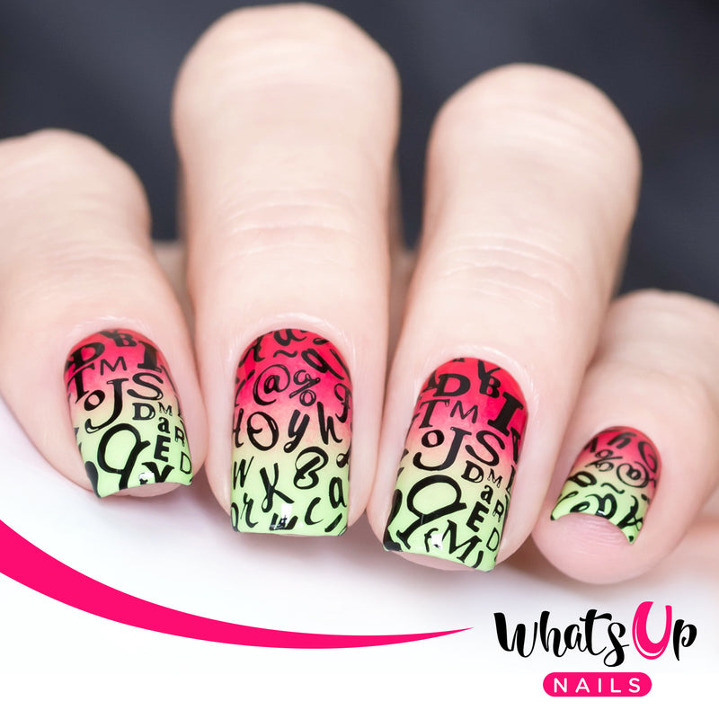 Whats Up Nails - B075 Somewhere in Bee-tween Stamping Plate